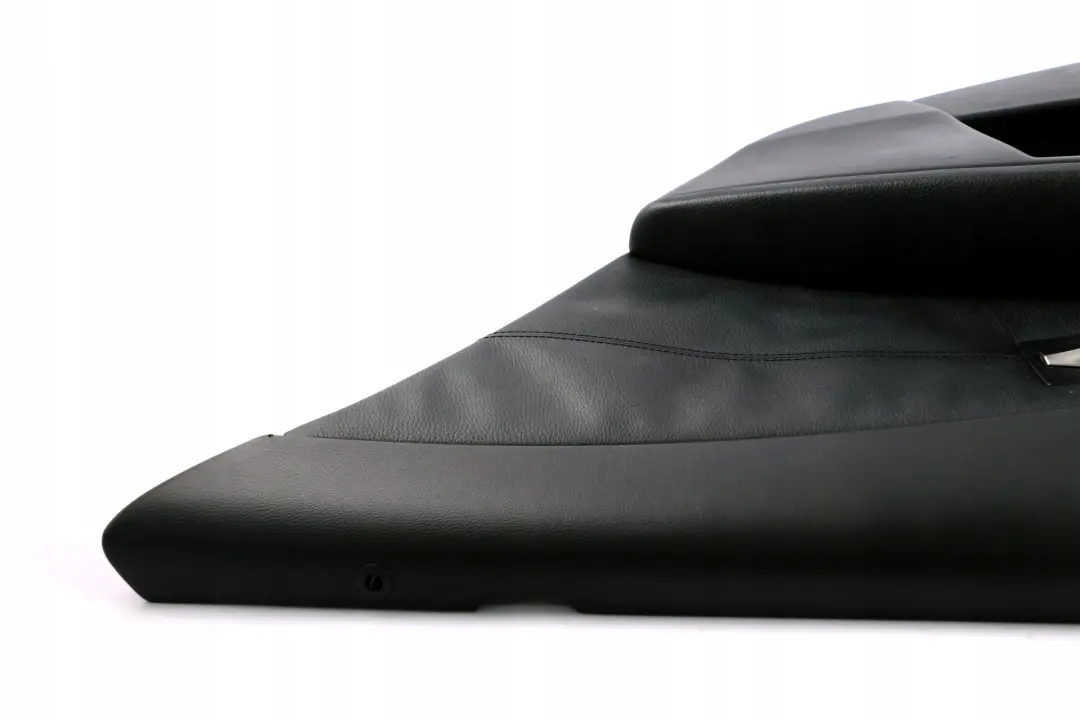 Door Card Lining Leather Trim Panel Rear Right Black para BMW E60 E61 con número de pieza 7078742 BMW E60 E61 Door Card Lining Leather Trim Panel Rear Right Black - SKU 7078742 - Número de pieza 7078742