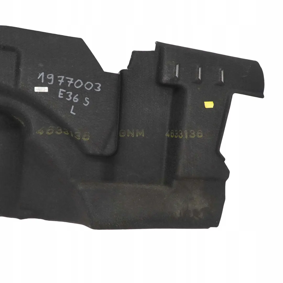 BMW 3 E36 Saloon Rear Left N/S Boot Trunk Wheel Arch Trim Panel Mittelgrau Grey - SKU 1977003 - Part number 1977003