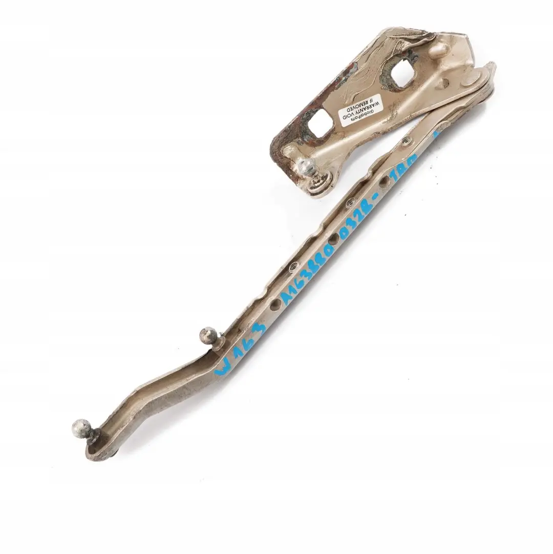 Bisagra Izquierda Capo Capo Delantero Travertino Beige para Mercedes W163 con número de pieza A1638800328 Mercedes W163 Bisagra Izquierda Capo Capo Delantero Travertino Beige - SKU A1638800328-TRB - Número de pieza A1638800328