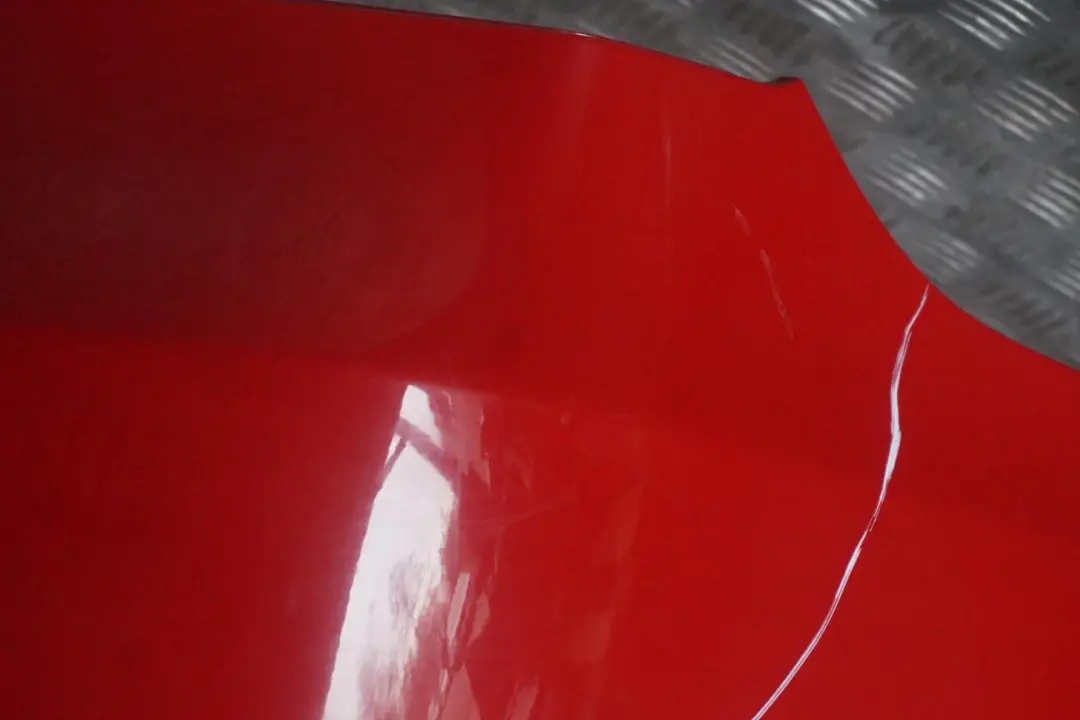BMW 3 Series E90 LCi Lift Rear Bumper Trim Panel Karmesinrot Crimson Red A61 - SKU 0036874-KAR - Part number 0036874