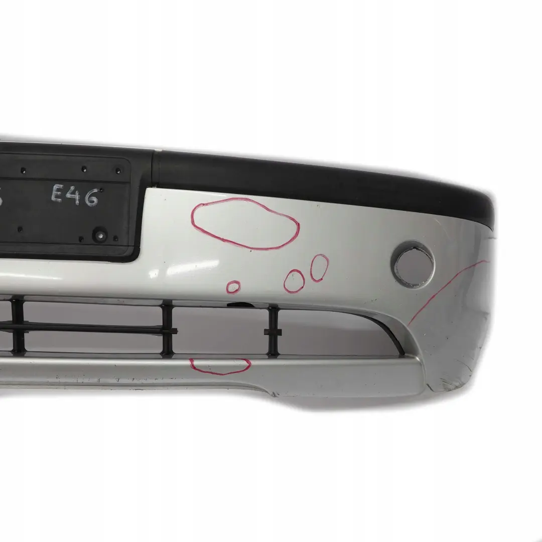 Front Bumper Trim Panel Titansilber Silver - 354 to BMW 3 E46 Saloon Touring with Part number 0030351 BMW 3 E46 Saloon Touring Front Bumper Trim Panel Titansilber Silver - 354 - SKU 0030351-TS - Part number 0030351