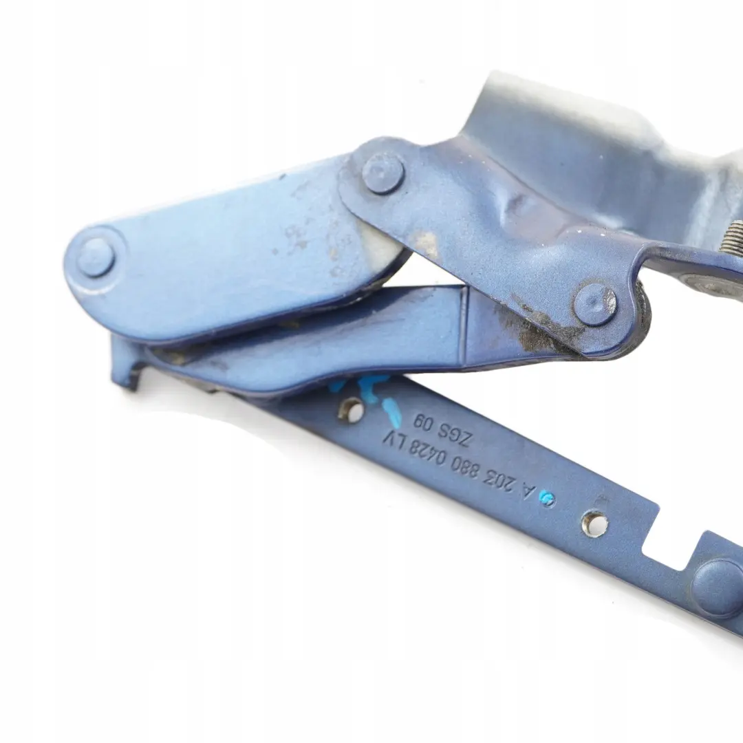  Mercedes-Benz C-Class W203 Hinge Right O/S Bonnet Front Jaspisblau Blue - 345 - SKU A2038800428-JAS - Part number A2038800428