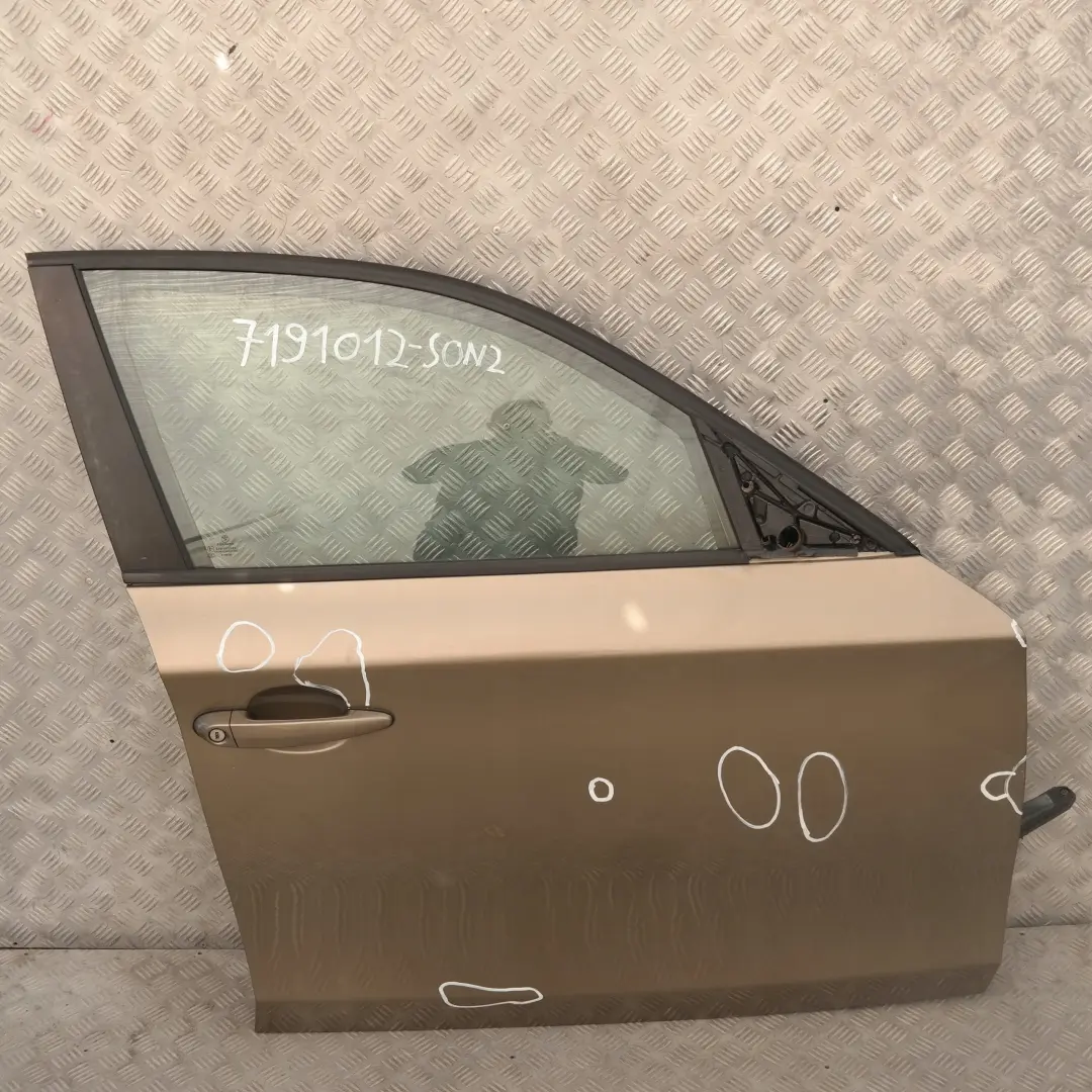 Door Front Right O/S Sonora Metallic - A23 to BMW 1 SERIES 2 E87 E87N with Part number 41517191012 BMW 1 SERIES 2 E87 E87N Door Front Right O/S Sonora Metallic - A23 - SKU 7191012-SON2 - Part number 41517191012