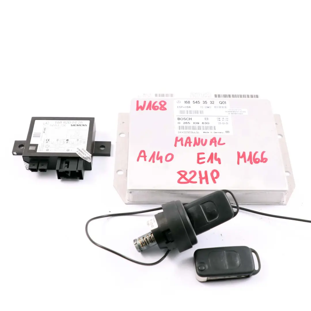 ESP + HBA Electronic Stability Program Control Module to Mercedes W168 with Part number A1685453532 Mercedes W168 ESP + HBA Electronic Stability Program Control Module - SKU A1685453532 - Part number A1685453532