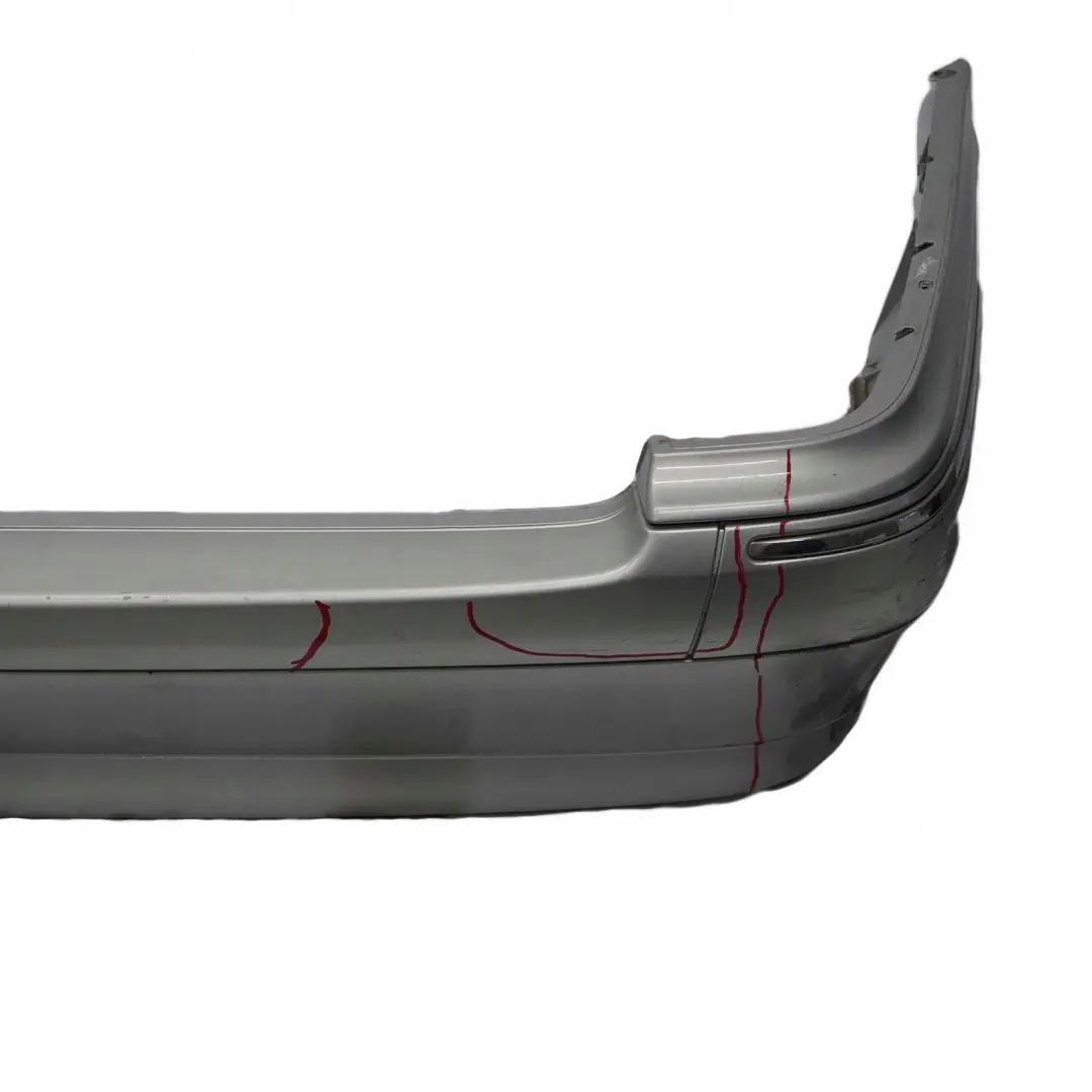 Mercedes-Benz E S210 W210 Estate Rear Bumper Trim Panel Brilliant Silver - 744 to with Part number A2108852225 Mercedes-Benz E S210 W210 Estate Rear Bumper Trim Panel Brilliant Silver - 744 - SKU A2108852225-BRS - Part number A2108852225