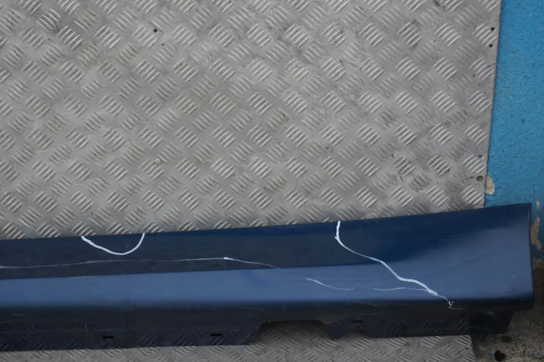 BMW 3 Series 1 E90 E91 Sill strip side trim skirt left N/S Mysticblau Blue - SKU 0032951-MYS1 - Part number 0032951