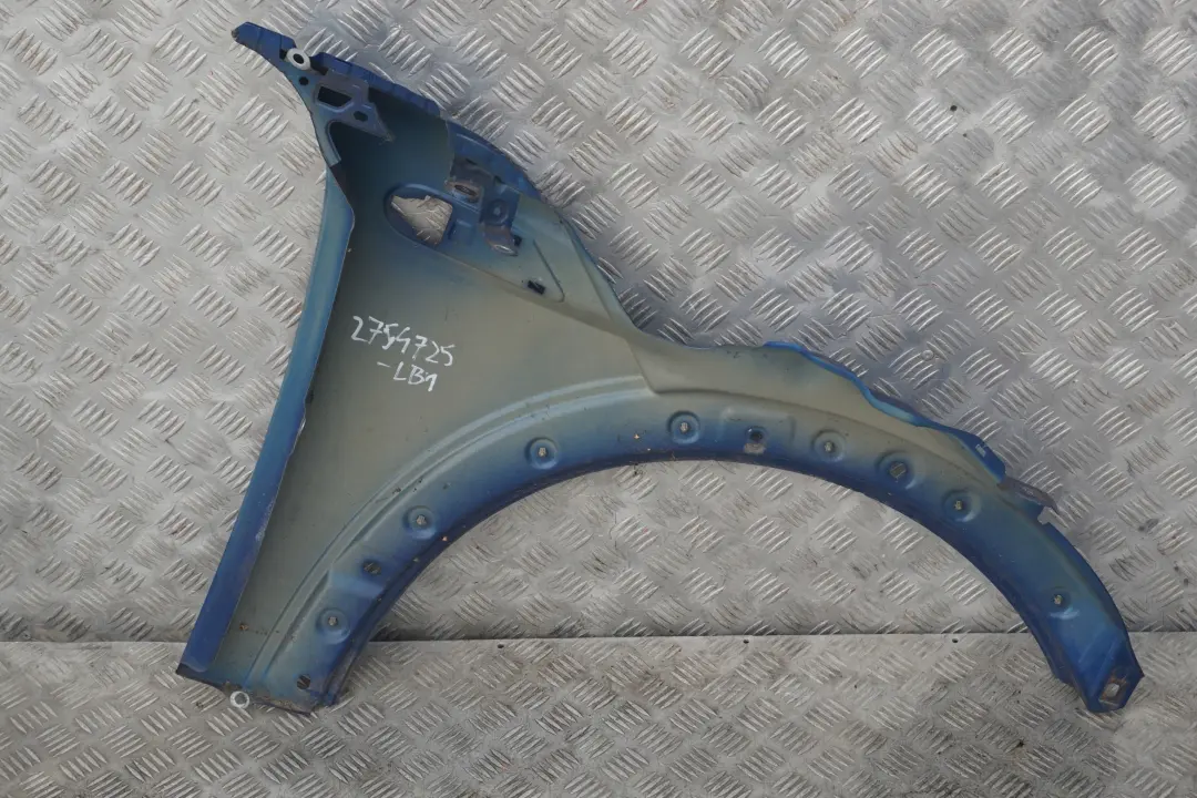 BMW MINI Cooper 1 R55 R56 R57 R58 Side Panel Front Left Wing N/S Lightning Blue - SKU 2754725-LB1 - Part number 2754725