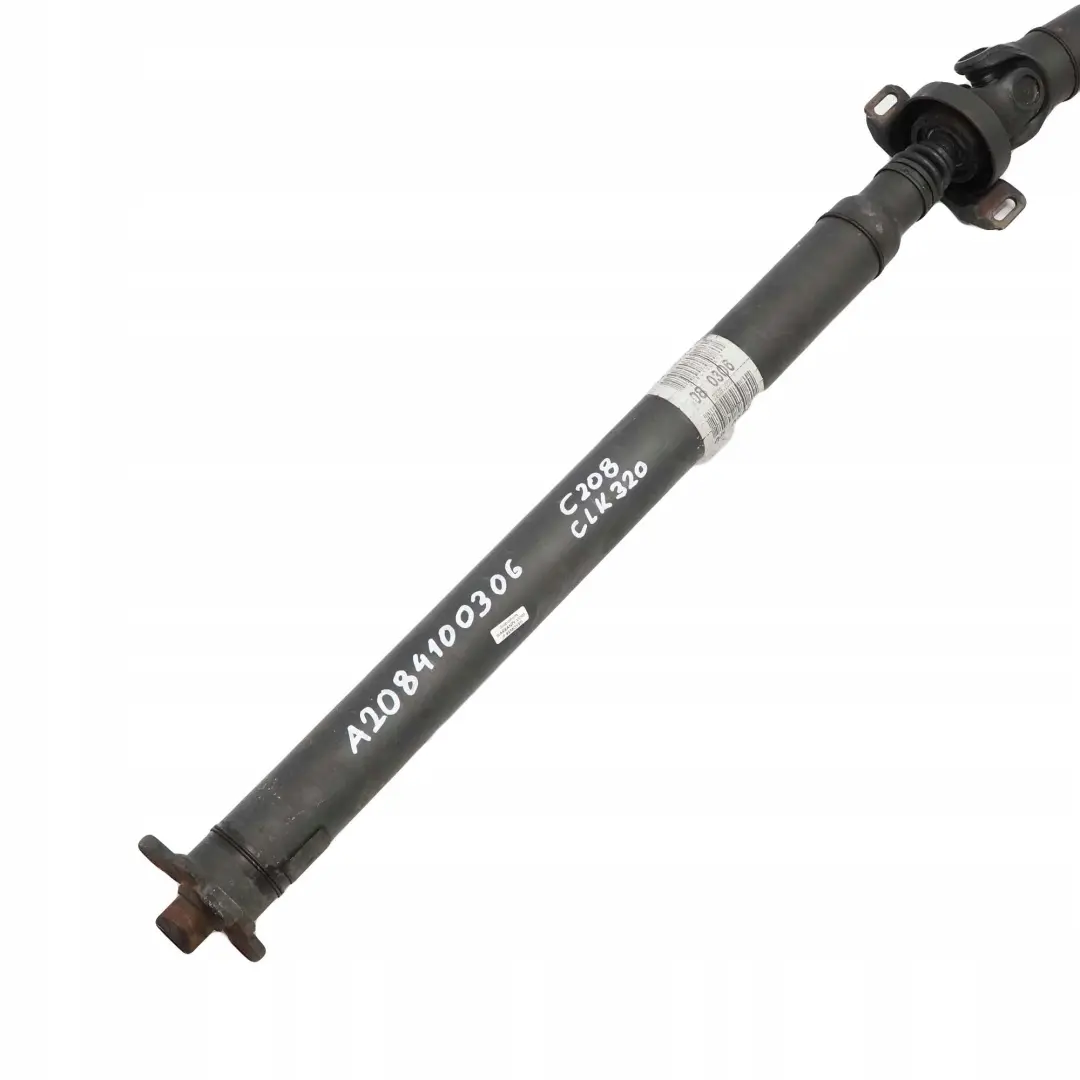 Mercedes-Benz CLK-Class 320 Petrol Drive Shaft Propshaft Automatic to with Part number A2084100306 Mercedes-Benz CLK-Class 320 Petrol Drive Shaft Propshaft Automatic - SKU A2084100306 - Part number A2084100306