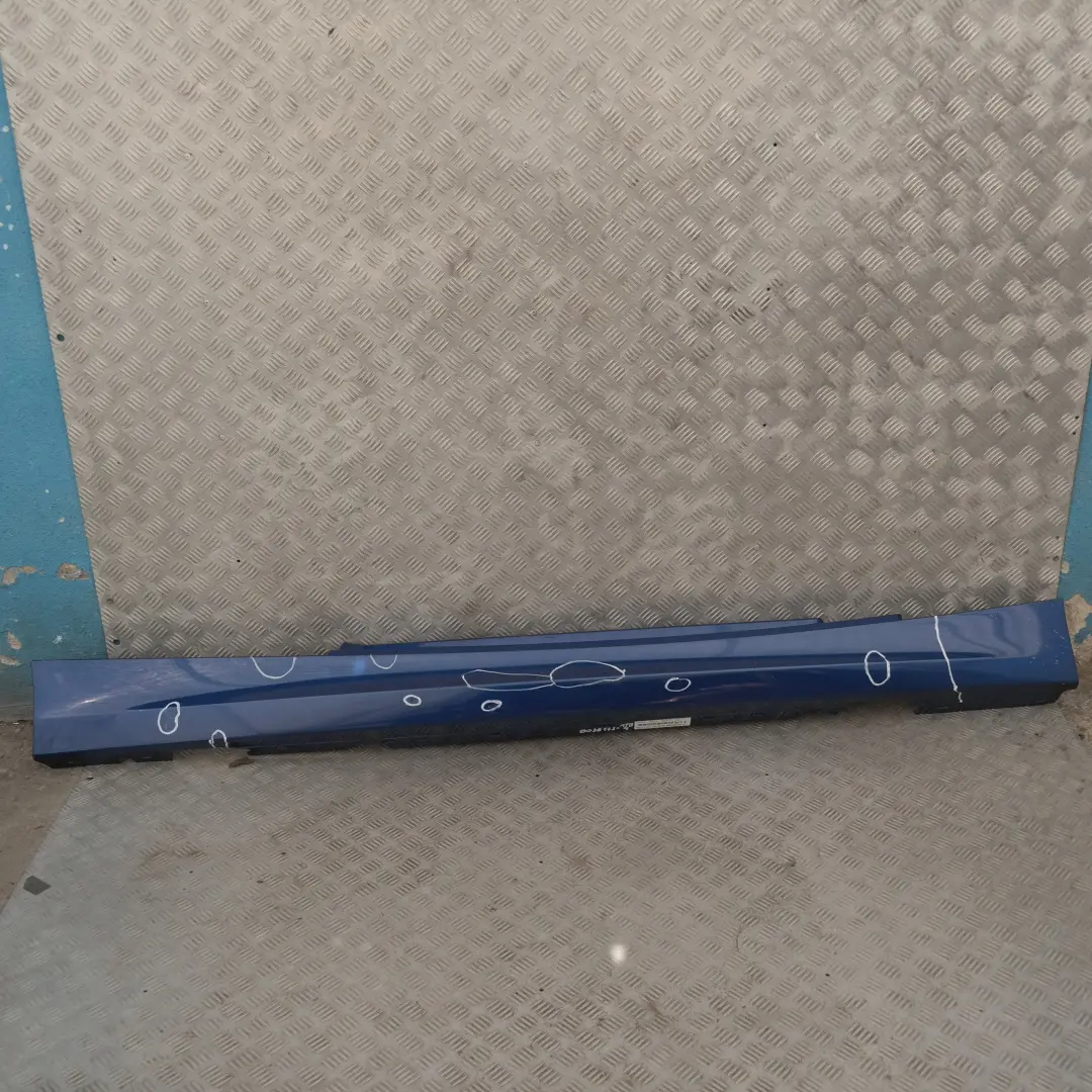 BMW E81 E82 E88 4 Listello Portiera Apertura Gonna Destra Montegoblau Blu - SKU 0036142-MTB4 - Numero di parte 36142