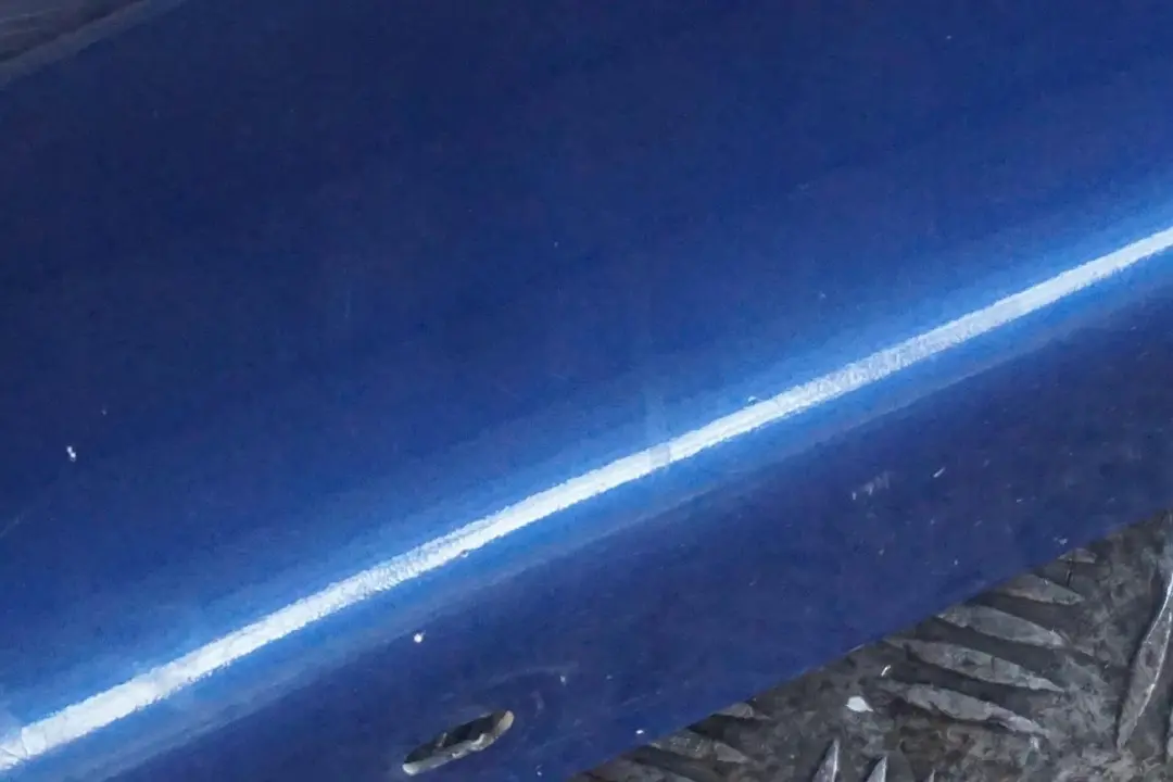 BMW 1 Series E87 M Sport Sill Strip Side Skirt Left N/S Montegoblau Blue - A51 - SKU 0033557-MTB - Part number 0033557