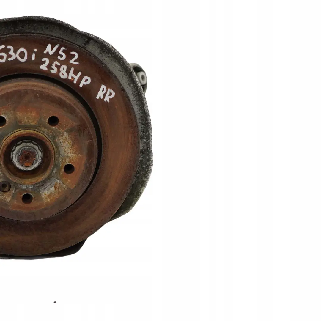 N52 Rear Right O/S Suspension Hub Leg Brake Caliper Disc to BMW 6 E63 E64 630i with Part number 6754558 BMW 6 E63 E64 630i N52 Rear Right O/S Suspension Hub Leg Brake Caliper Disc - SKU 6763120-7 - Part number 6754558