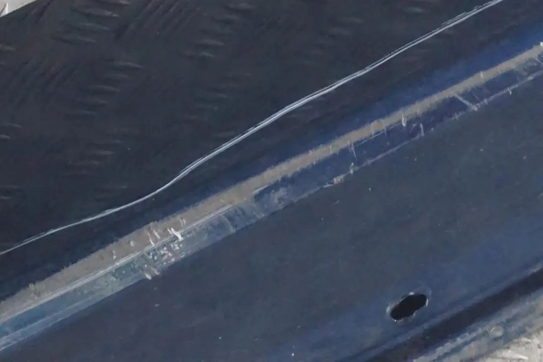 Door Sill Cover Side Skirt Left N/S Tiefseeblau Blue - A76 to BMW 5 E60 E61 LCI 2 with Part number 0422464 BMW 5 E60 E61 LCI 2 Door Sill Cover Side Skirt Left N/S Tiefseeblau Blue - A76 - SKU 0422464-DSB2 - Part number 0422464