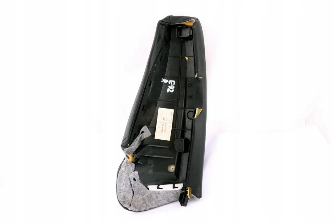 BMW 3 er E92 Seitenteil Leder Hinten Rechts Schwarz - SKU 9110942 - Teilenummer 9110942
