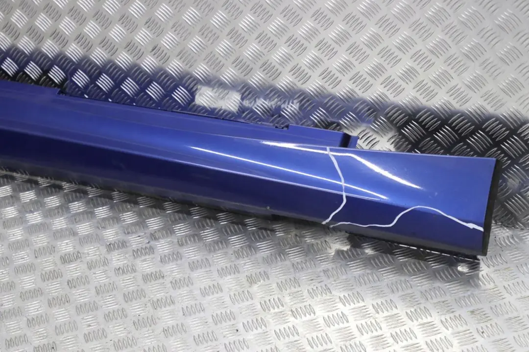 Sill Strip Side Skirt Right O/S Montegoblau Montego Blau - A51 to BMW 1 E87 LCI with Part number 0036144 BMW 1 E87 LCI Sill Strip Side Skirt Right O/S Montegoblau Montego Blau - A51 - SKU 0036144-MTB - Part number 0036144