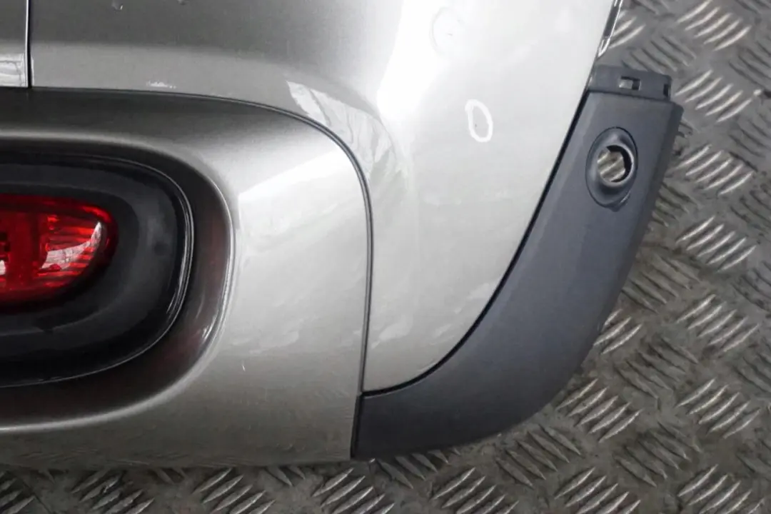 Mini F56 F57 Cooper S Complete Rear Bumper Panel Melting Silver - C2K - SKU 7380020-MELT - Part number 7380020