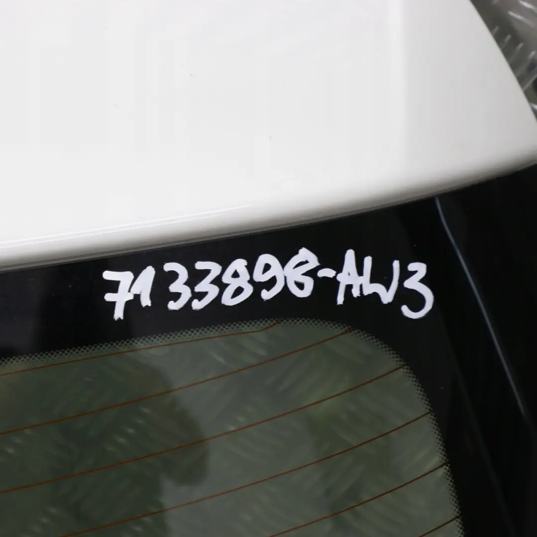 Trunk Lid Tailgate Boot Lid Alpinweiss White 3 - 300 to BMW 1 E81 E87 3 with Part number 7133898 BMW 1 E81 E87 3 Trunk Lid Tailgate Boot Lid Alpinweiss White 3 - 300 - SKU 7133898-AW3 - Part number 7133898