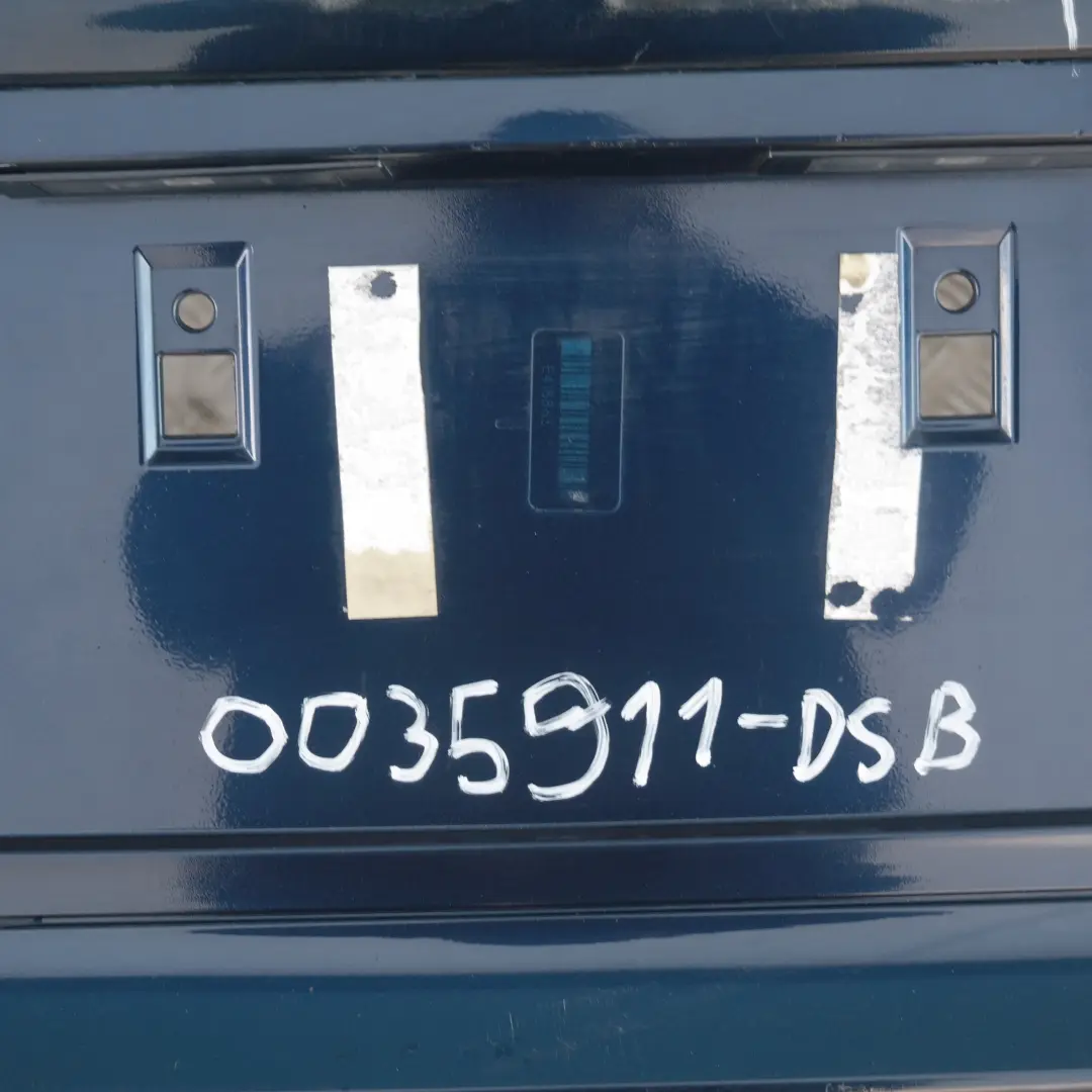 BMW 1 SERIES E81 E87 LCI Trim Panel Bumper Rear Tiefseeblau Deep Sea Blue A76 - SKU 0035911-DSB - Part number 35911