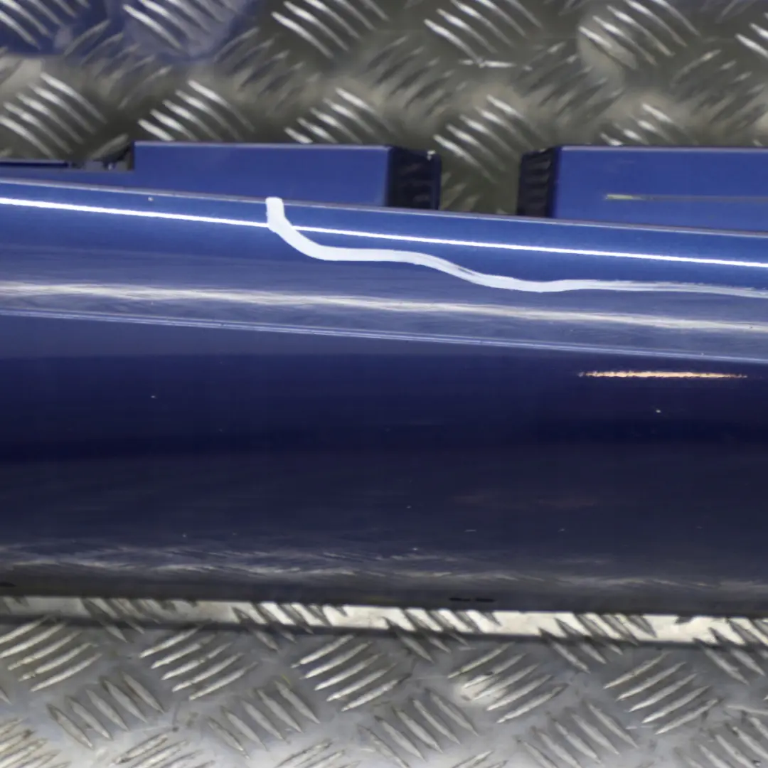 BMW E87 LCI 4 M Sport Sill Strip Faldon Lateral Derecho Le Mans Azul - 381 - SKU 0033556-LMB4 - Número de pieza 0033556