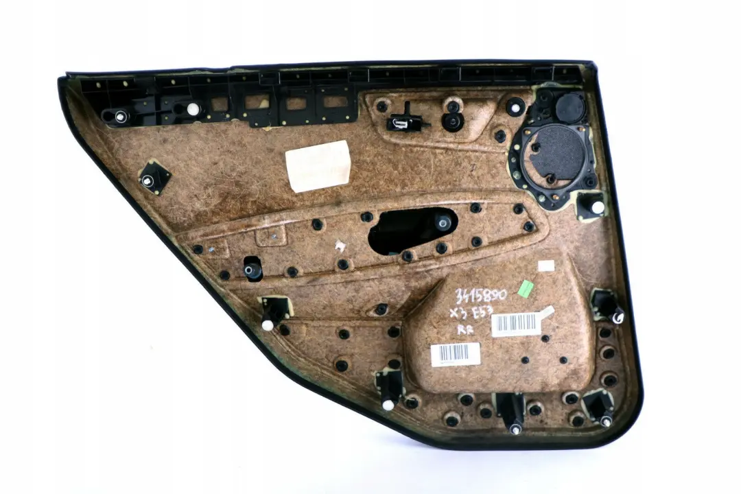 Pannello Porta Posteriore Tessuto Destra Nero Antracite Black per BMW X3 E83 con numero di parte 3415890 BMW X3 E83 Pannello Porta Posteriore Tessuto Destra Nero Antracite Black - SKU 3415890-1 - Numero di parte 3415890