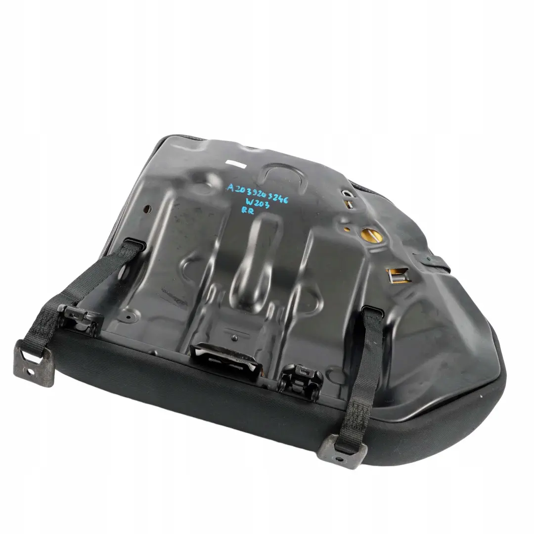  Mercedes-Benz C-Klasse W203 Rücksitzbank Bezug Rechts Stoff Schwarz Anthrazit - SKU A2039203246 - Teilenummer A2039203246