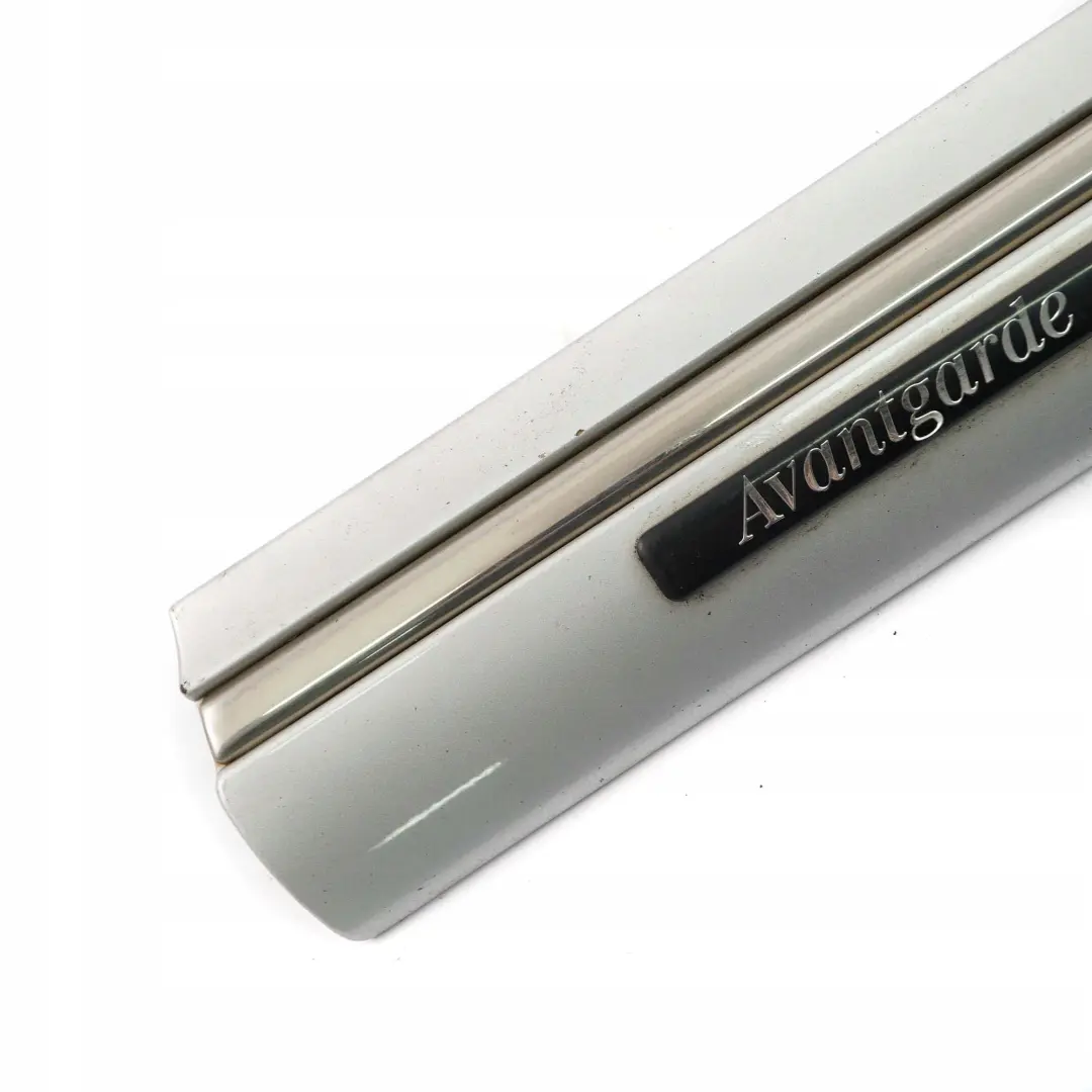 Delantero Derecho Guardabarros Molding Strip Brilliant Silver 744 para Mercedes W210 con número de pieza A2106900282 Mercedes W210 Delantero Derecho Guardabarros Molding Strip Brilliant Silver 744 - SKU A2106900282-BRS - Número de pieza A2106900282