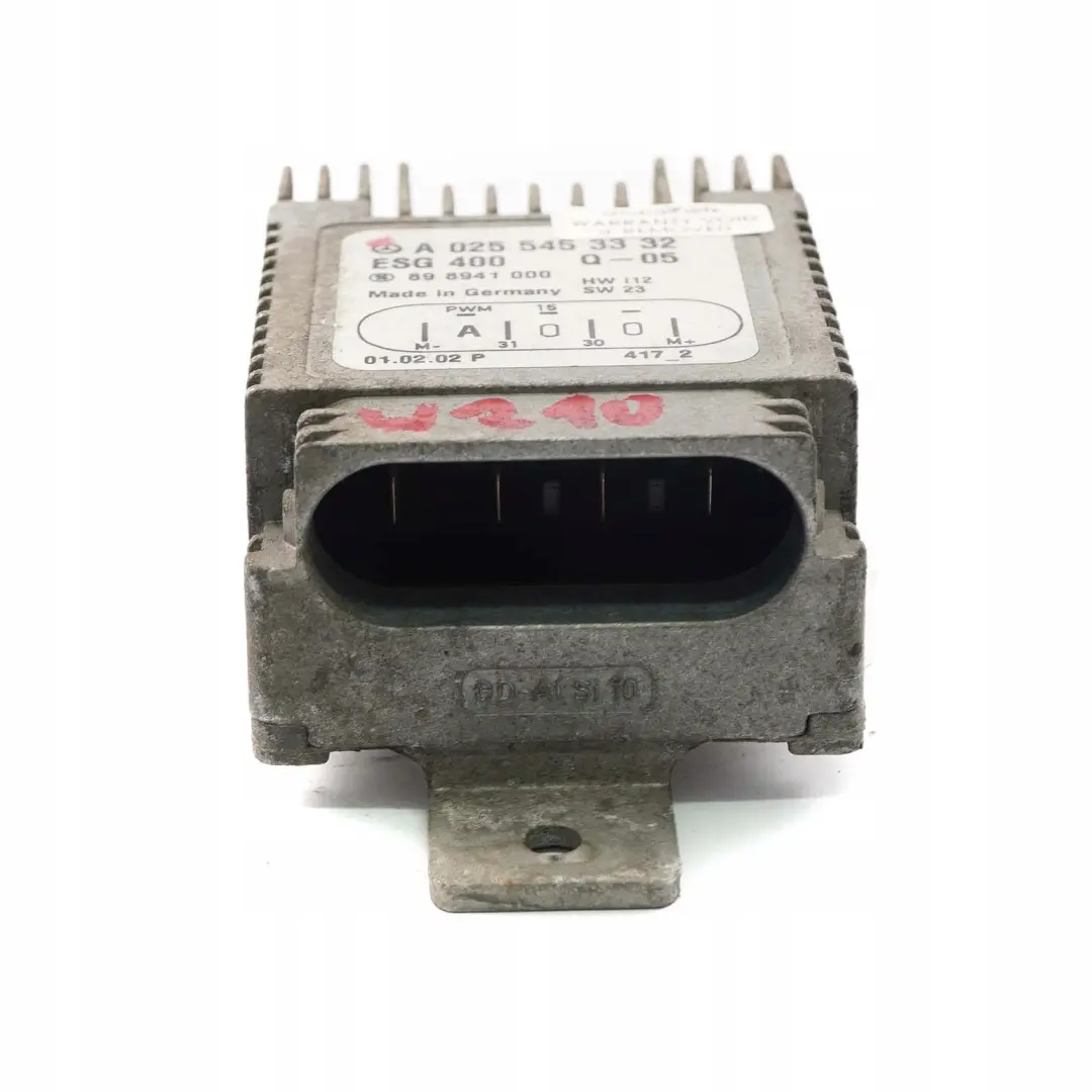 Mercedes W202 W210 Moduł Sterownik Wentylatora - SKU A0255453332 - Numer Części A0255453332