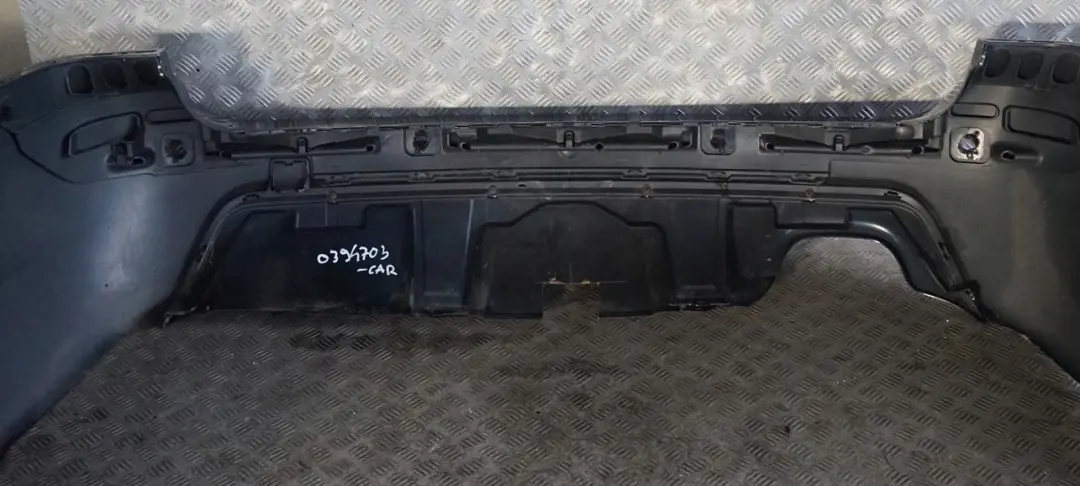 BMW 5 Series E61 Touring M Sport Rear Bumper Panel PDC Carbonschwarz Black - SKU 0394703-CAR - Part number 0394703
