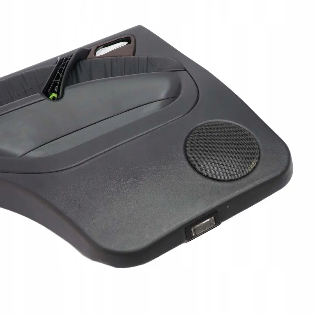  Mercedes-Benz ML W163 Rear Left N/S Door Card Trim Panel Black Leather - SKU A1637301970 - Part number A1637301970
