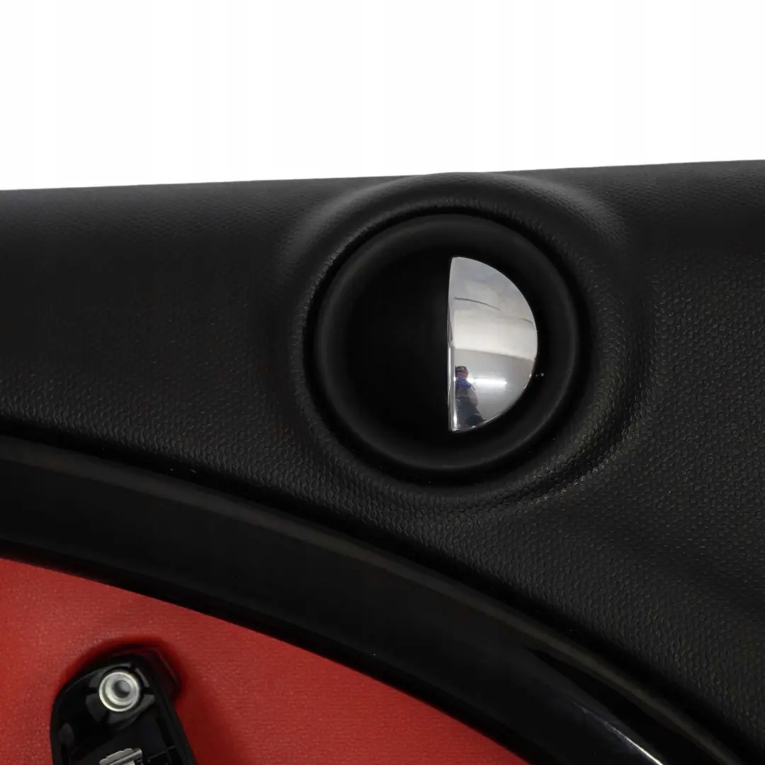 Right O/S Door Card Trim Panel Black Pure Red to BMW Mini Countryman R60 Rear with Part number 9807630 BMW Mini Countryman R60 Rear Right O/S Door Card Trim Panel Black Pure Red - SKU 9807630 - Part number 9807630