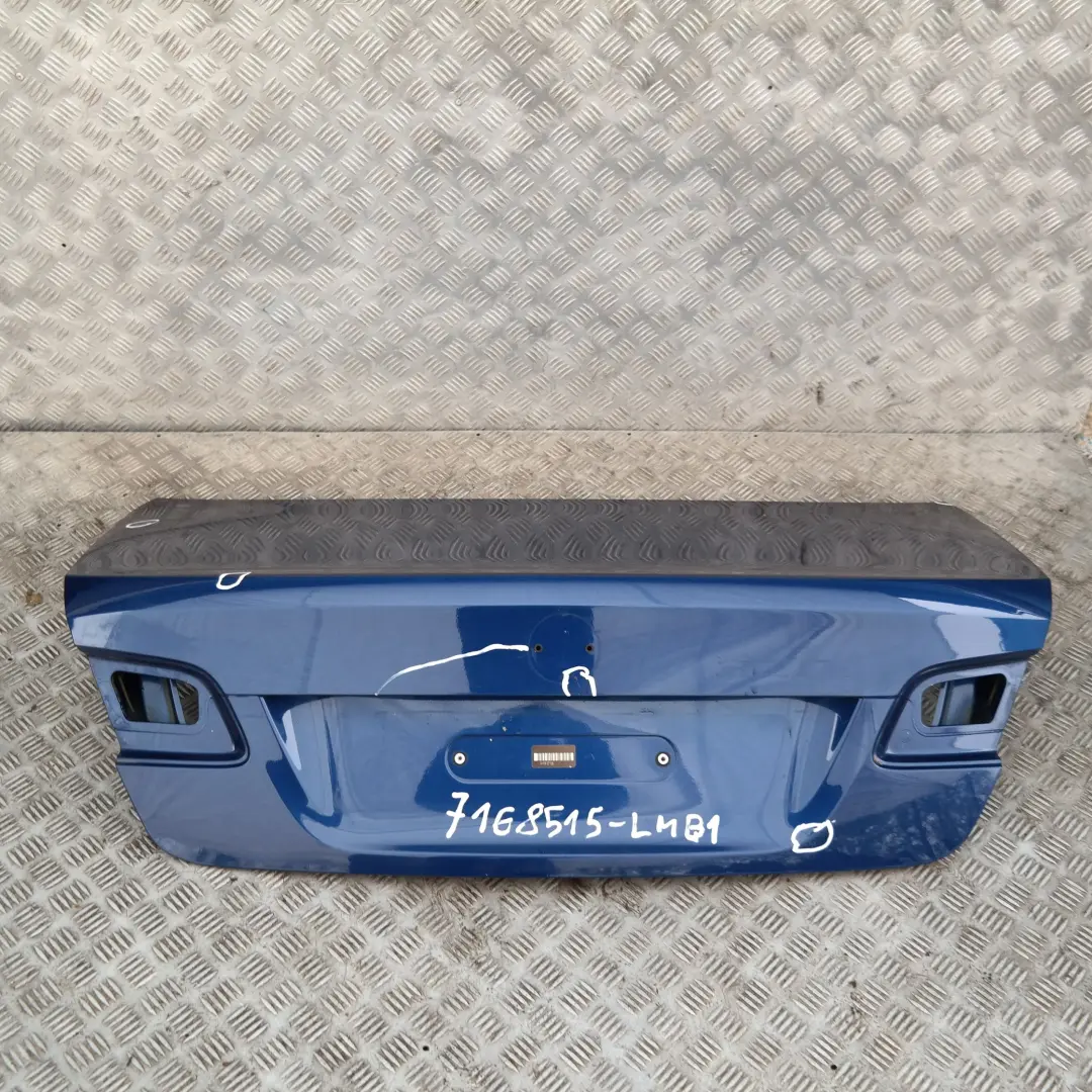 BMW 3 SERIES 1 E92 Coupé Tailgate Boot Lid Rear Lid Le Mans Blau Metallic - 381 - SKU 7168515-LMB1 - Part number 41617168515