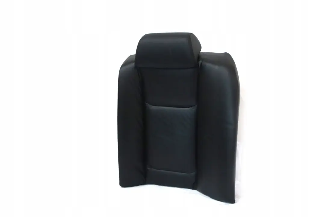 BMW 7 E65 E66 Rear Seat Left N/S Backrest Cover Leather Pearl Black - SKU 7110183 - Part number 7110183