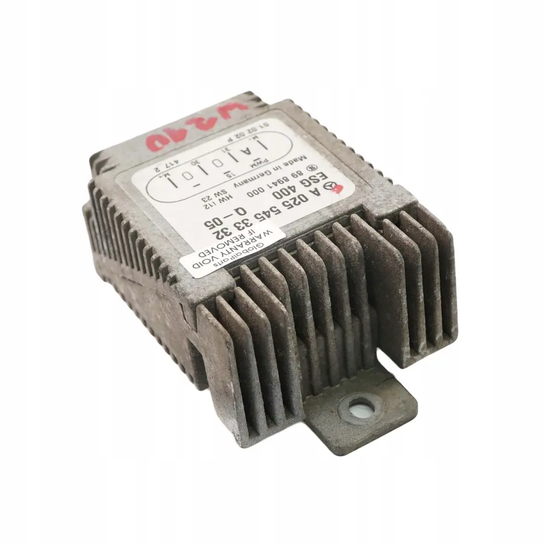 Mercedes W202 W210 motore raffreddamento radiatore ventola modulo controlo unità - SKU A0255453332 - Numero di parte A0255453332