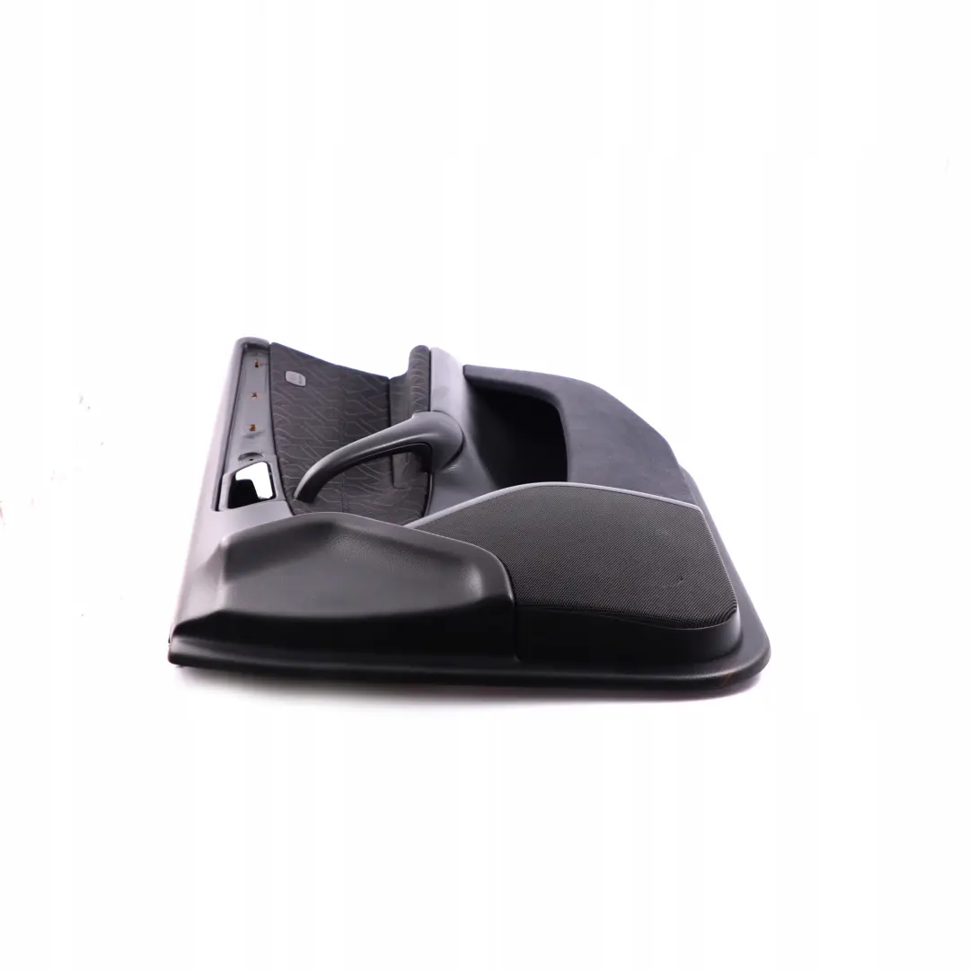Mercedes W203 Delantera Derecha O / Panel De La tarjeta De puerta De tela Negro - SKU A2037208270-1 - Número de pieza A2037208270