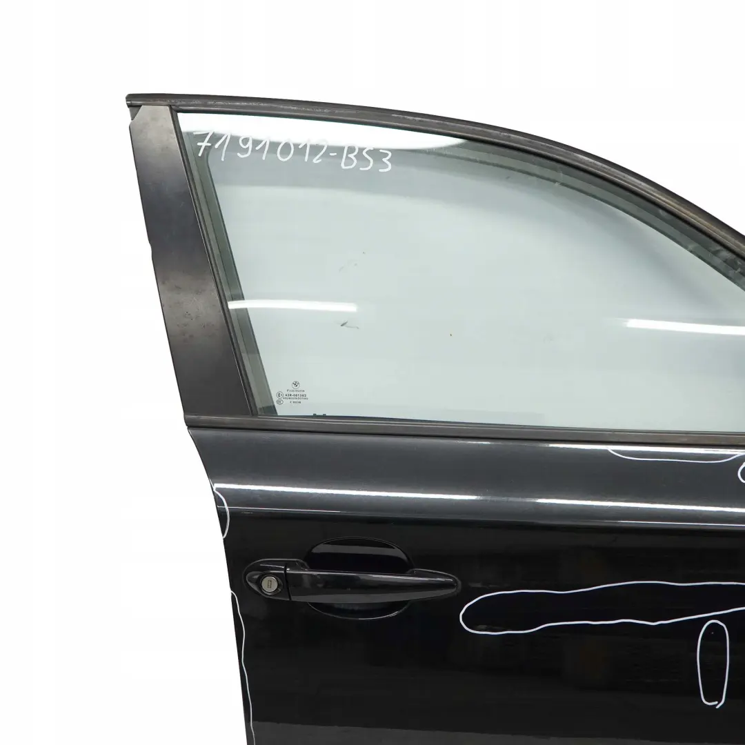 BMW 1 Series E87 4 Door Front Right O/S Black Sapphire Metallic - 475 - SKU 7191012-BS4 - Part number 7191012
