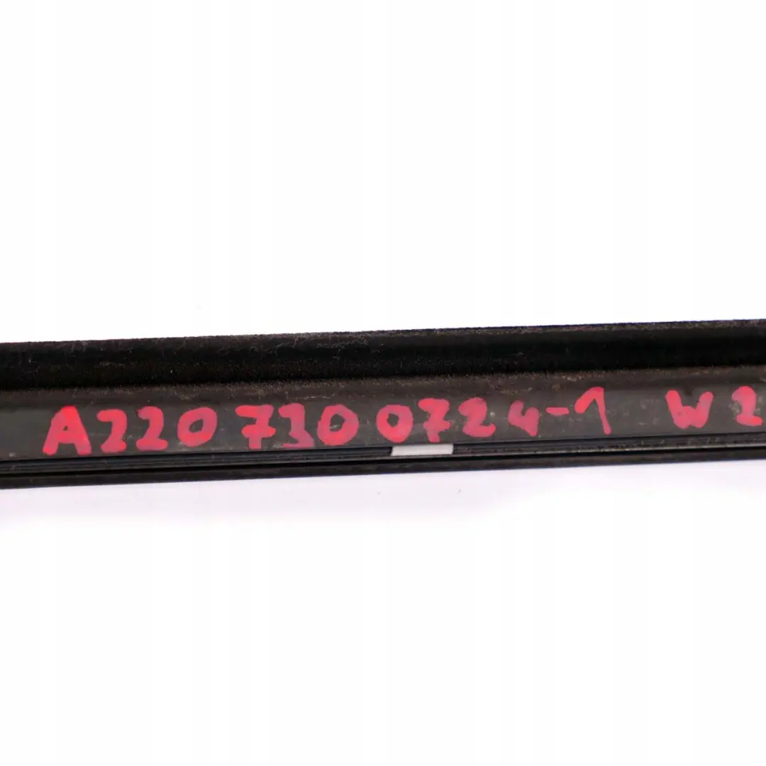 Riel De Sellado Izquierda Derecha N/ Puerta Trasera para Mercedes W220 con número de pieza A2207300724 Mercedes W220 Riel De Sellado Izquierda Derecha N/ Puerta Trasera - SKU A2207300724 - Número de pieza A2207300724