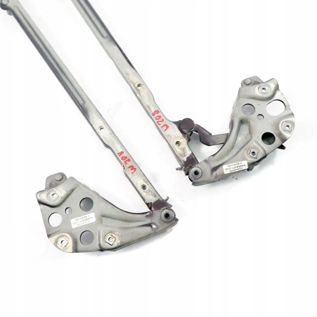  Mercedes-Benz W208 Haubenscharnier Motor Links Rechts Set Almandine Schwarz - SKU A2088800128-ALB - Teilenummer A2088800128
