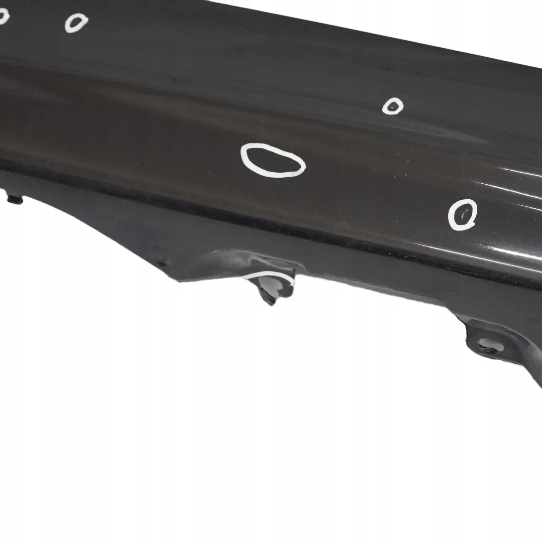 BMW E46 Limousine Touring Listello Portiera Gonna Destra Sapphire Nero - SKU 9071632-BS - Numero di parte 9071632