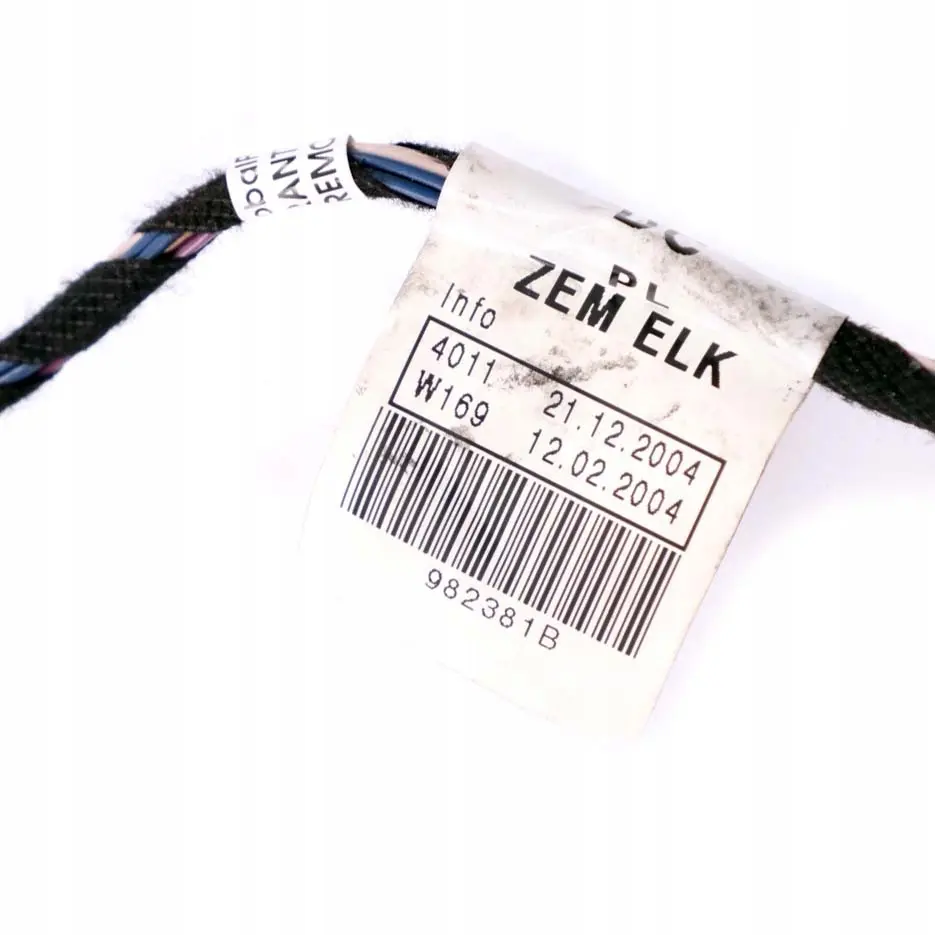 Mercedes-Benz A-Class W169 Heater Cable Harness Wiring Petrol to with Part number A1695401105 Mercedes-Benz A-Class W169 Heater Cable Harness Wiring Petrol - SKU A1695401105 - Part number A1695401105