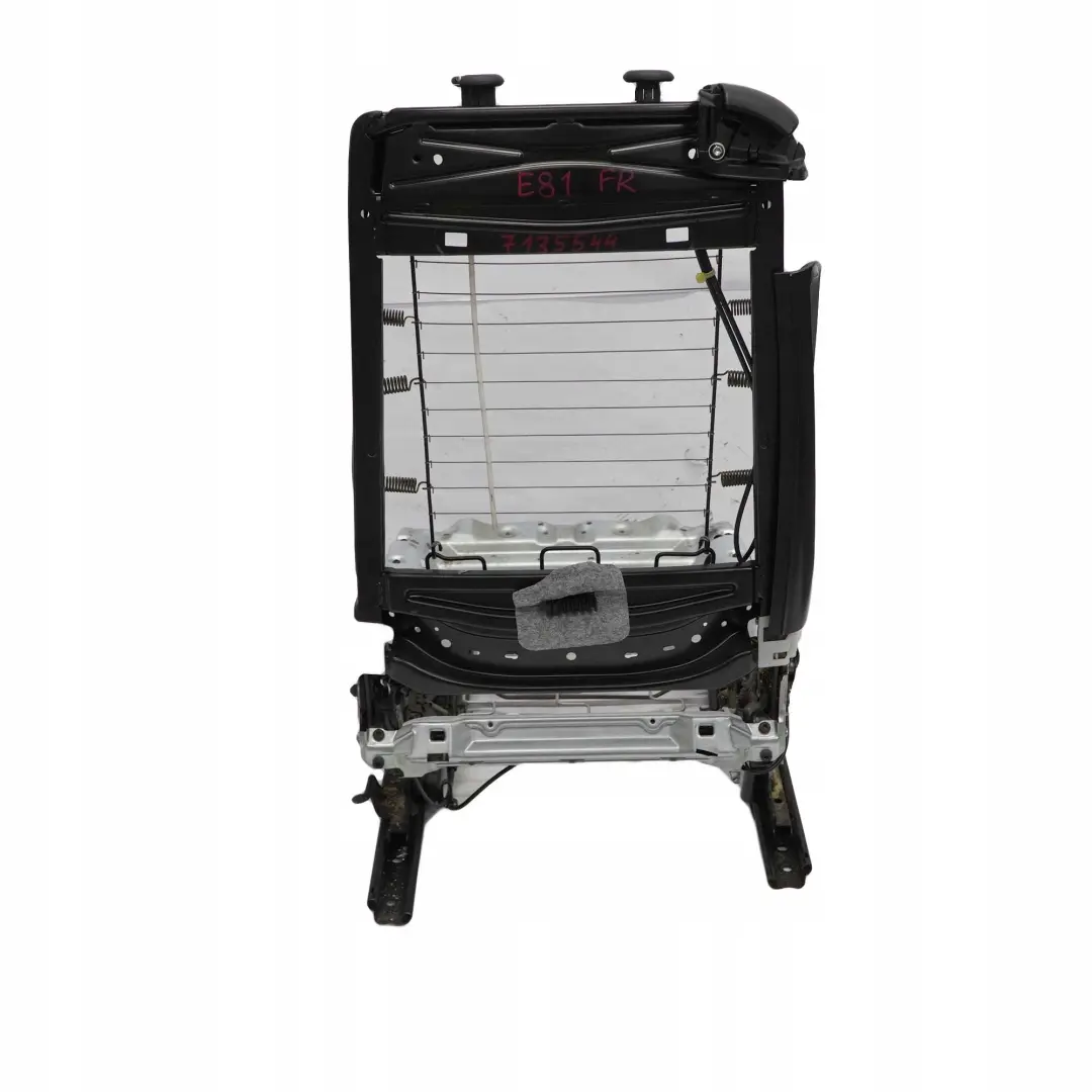 Delantero Derecho Asiento Respaldo Marco Mecanismo Portador para BMW E81 E82 E92 con número de pieza 7135544 BMW E81 E82 E92 Delantero Derecho Asiento Respaldo Marco Mecanismo Portador - SKU 7135544 - Número de pieza 7135544