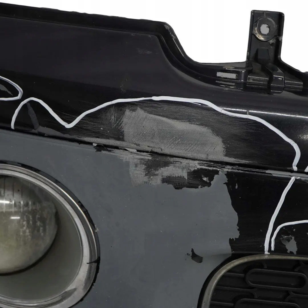 BMW Mini Cooper D R55 R56 Complete Front Bumper Trim Panel Astro Black - A25 - SKU 0430268-ASB - Part number 0430242