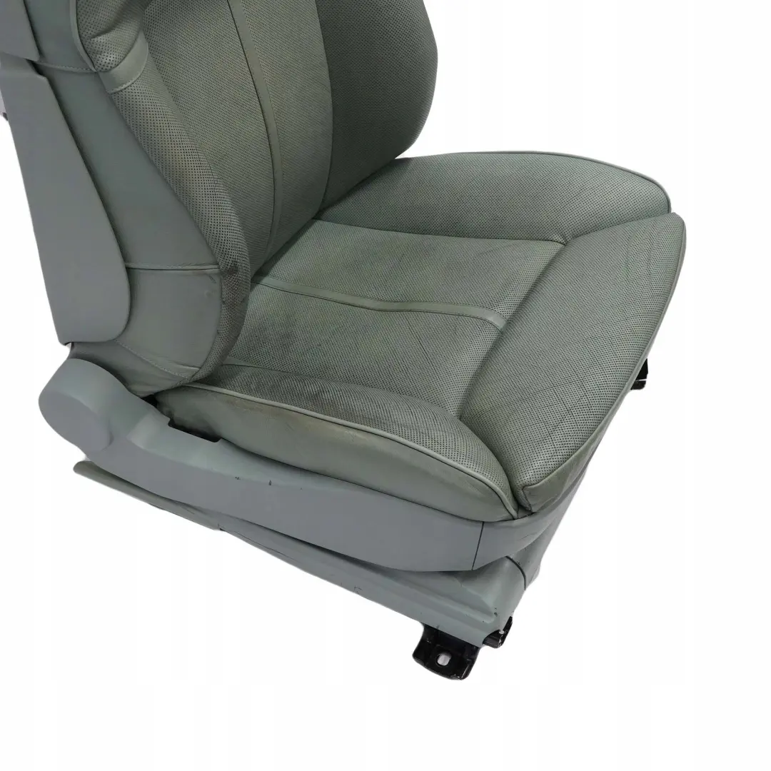 BMW 7 E65 Heated Stone Green Leather Front Right O/S Climate Comfort Seat - SKU 7146145 - Part number 7146145