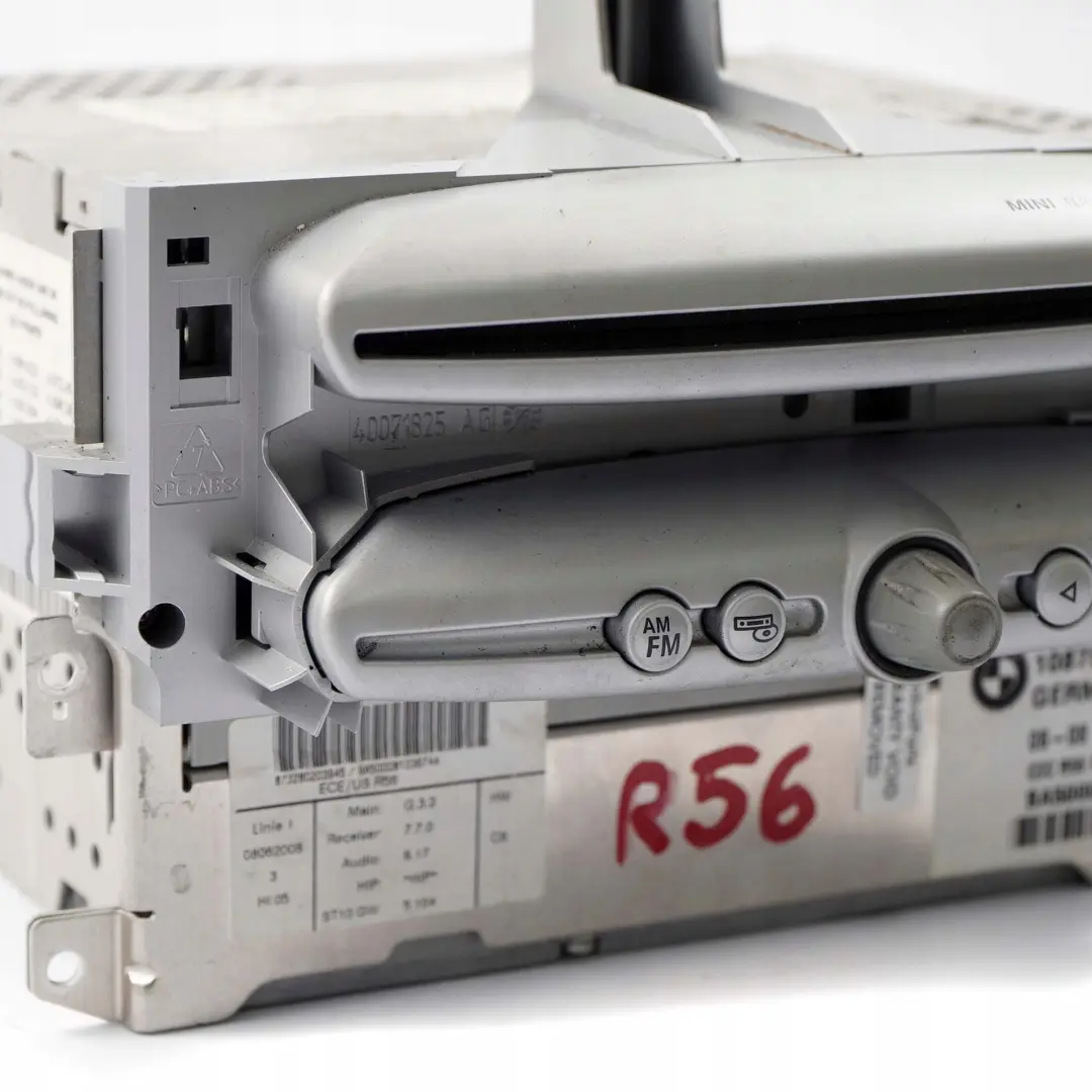 CCC CD DVD Navigation Sat Nav Head Unit to BMW Mini Cooper R55 R56 R57 with Part number 9138452 BMW Mini Cooper R55 R56 R57 CCC CD DVD Navigation Sat Nav Head Unit - SKU 3452071 - Part number 9138452