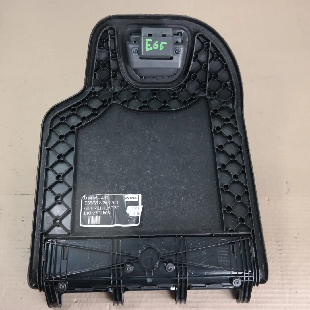 BMW E65 E66 Sportello Carenatura Portabagagli SX Grigio Basalto Chiaro - SKU 8268763 - Numero di parte 8268763
