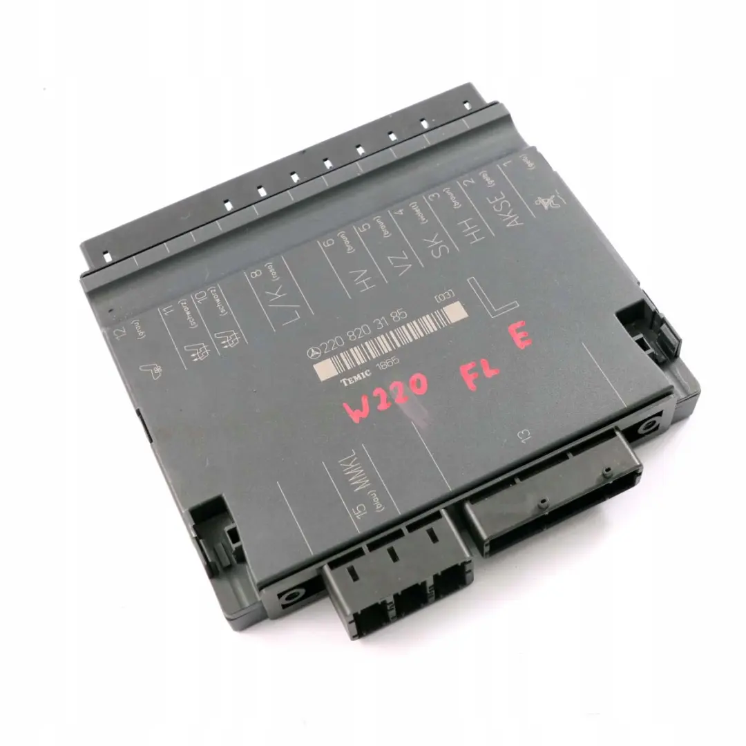 Mercedes-Benz S W220 Seat Memory Control Unit Module Front Left to with Part number A2208203185 Mercedes-Benz S W220 Seat Memory Control Unit Module Front Left - SKU A2208203185 - Part number A2208203185