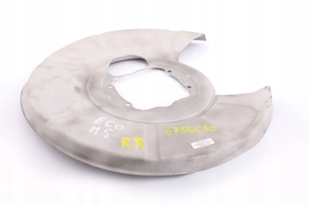 Right O/S Brake Disc Protection Plate to BMW 5 6 Series E60 M5 E63 M6 Rear with Part number 6754630 BMW 5 6 Series E60 M5 E63 M6 Rear Right O/S Brake Disc Protection Plate - SKU 6754630 - Part number 6754630
