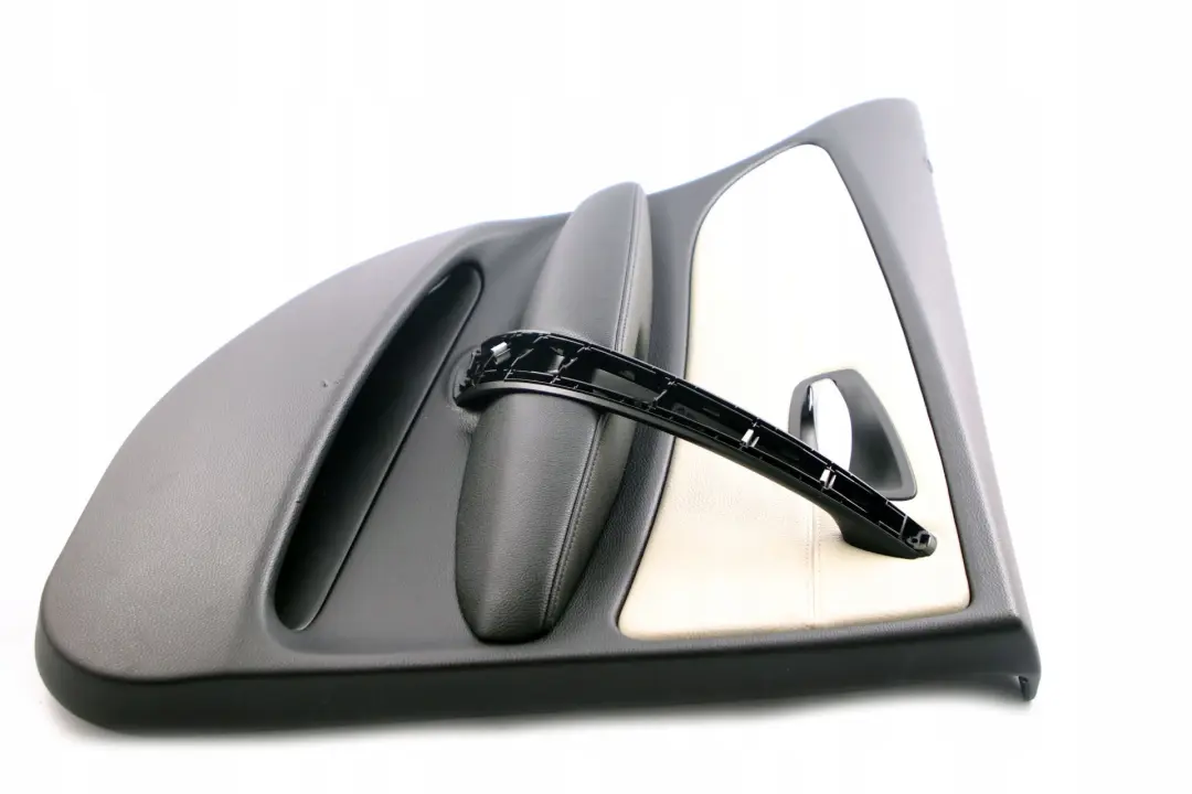 BMW 1 Series E87 LCI Rear Left N/S Door Card Lining Panel Leather Lemon - SKU 9121217 - Part number 9121217