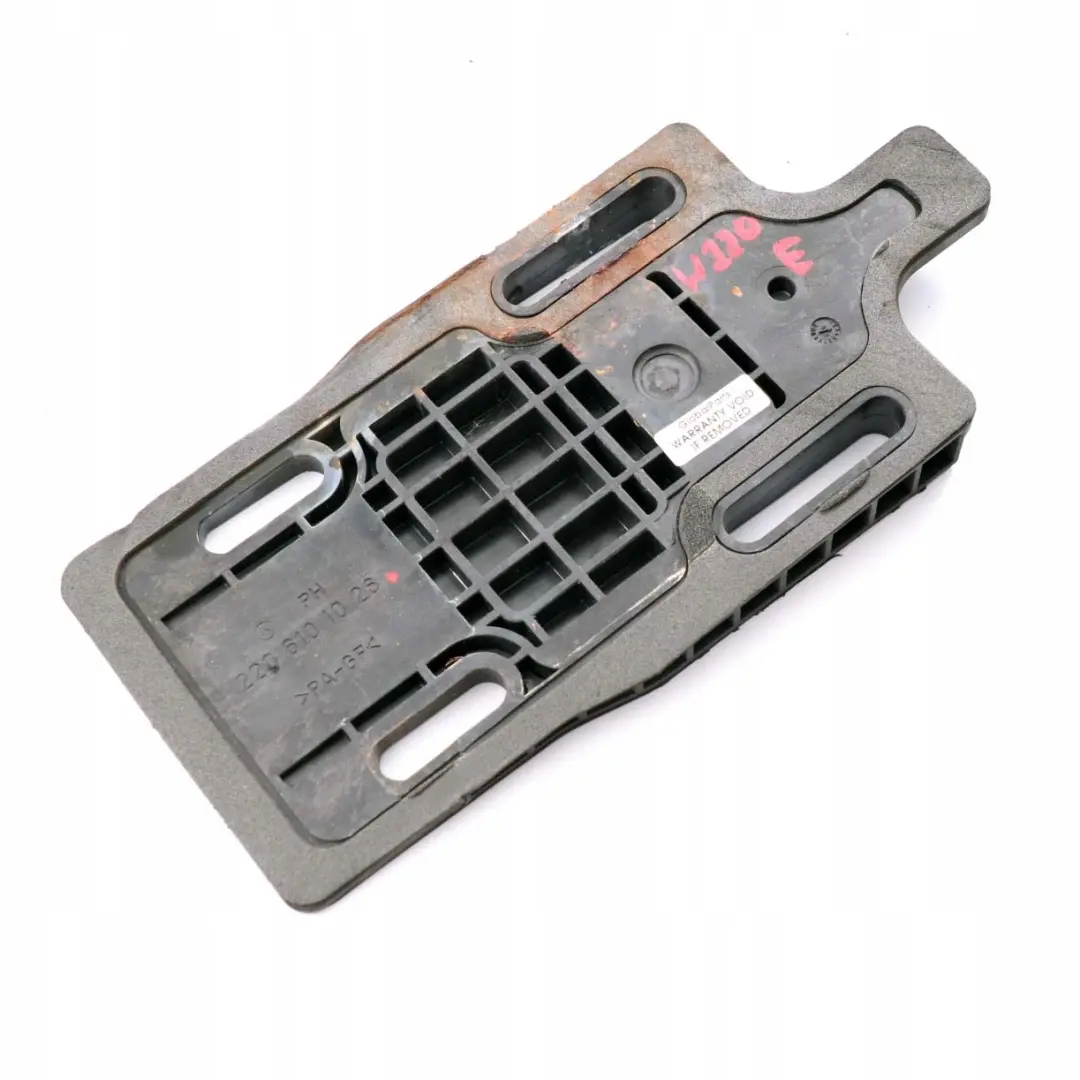 Mercedes-Benz S W220 Rear Bumper Mount Crash Bar Bracket Plate to with Part number A2206101026 Mercedes-Benz S W220 Rear Bumper Mount Crash Bar Bracket Plate - SKU A2206101026 - Part number A2206101026