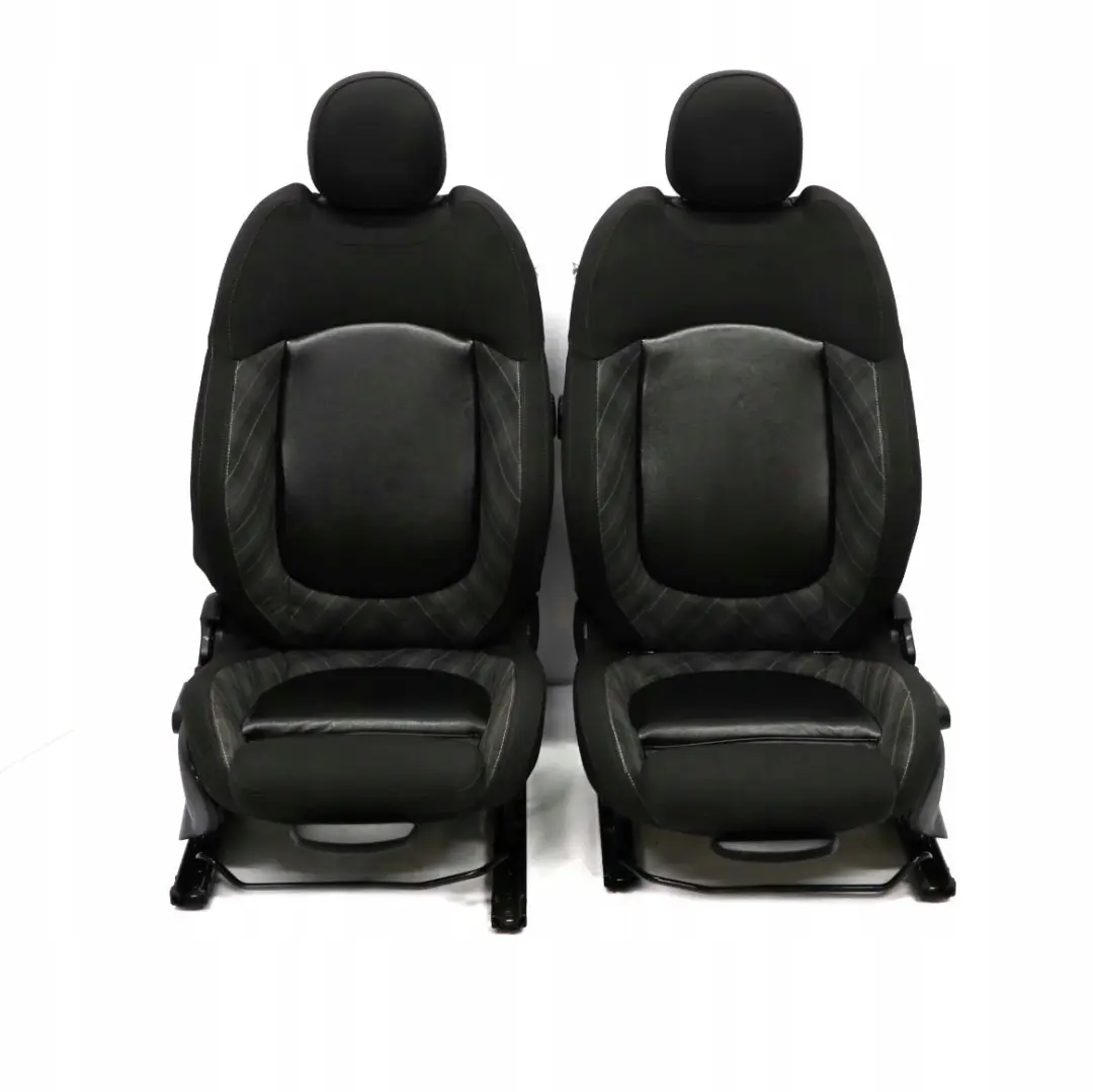 BMW Mini Cooper One Fabric Cloth / Leather Interior Sport Seats Carbon Black - SKU F55 Fabric / Leather Sport Seats (FYE1) - Part number F55