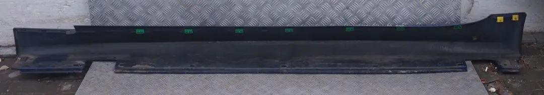 M-Sport Door Sill Cover Skirt Right O/S Interlagos Blue to BMW 5 Series E60 E61 M5 with Part number 396900 BMW 5 Series E60 E61 M5 M-Sport Door Sill Cover Skirt Right O/S Interlagos Blue - SKU 0396900-INT - Part number 396900