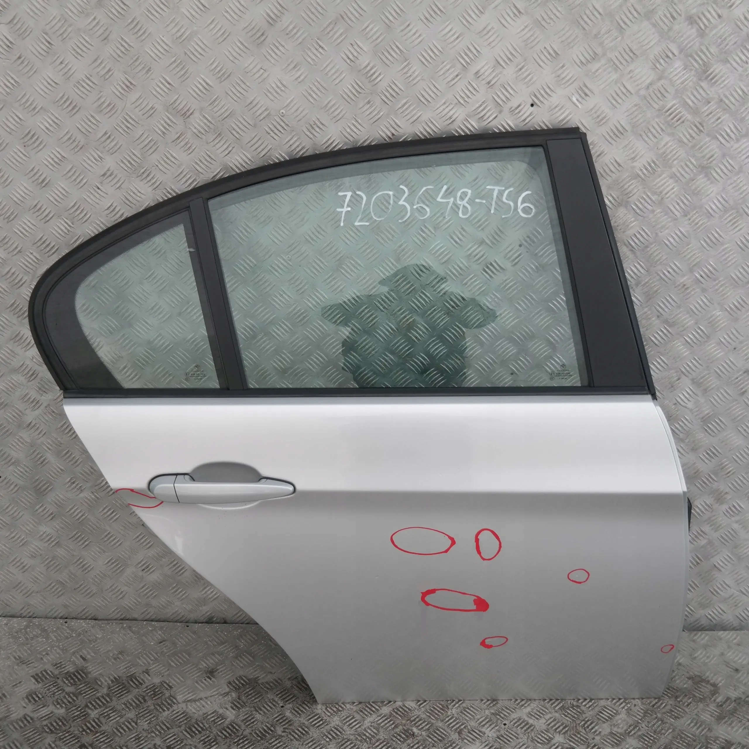 BMW 3 SERIES 6 E90 E90N LCi Door Rear Right O/S Titansilber Silver Silber - 354